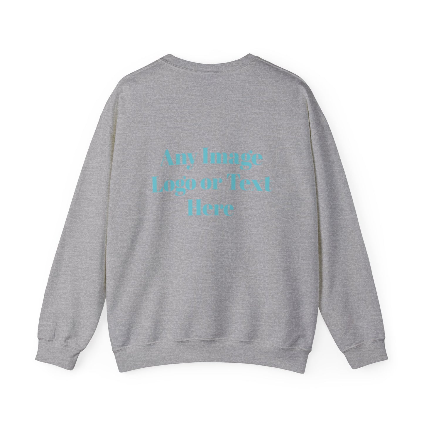 Custom Text Unisex Heavy Blend™ Crewneck Sweatshirt - Cozy, Personalized Comfort