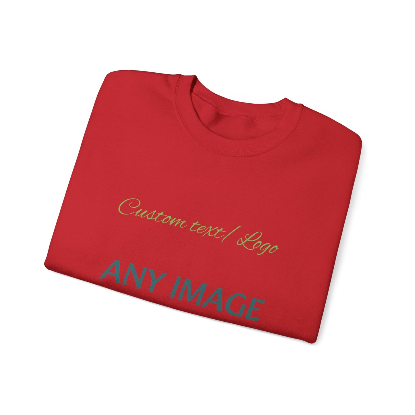 Custom Text Unisex Heavy Blend™ Crewneck Sweatshirt - Cozy, Personalized Comfort