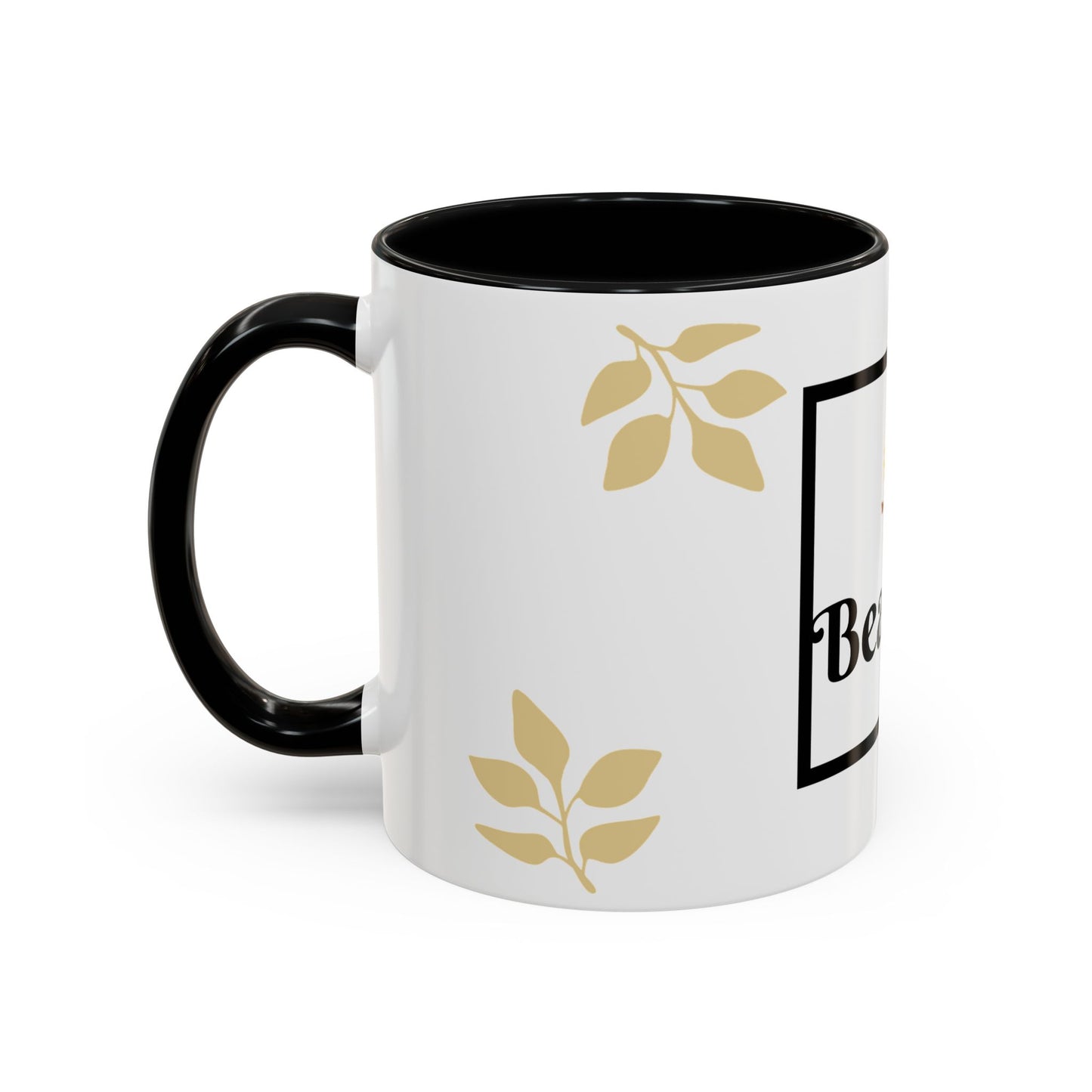 Personalized Accent Coffee Mug - Custom Name - Stylish Gift for Coffee Lovers