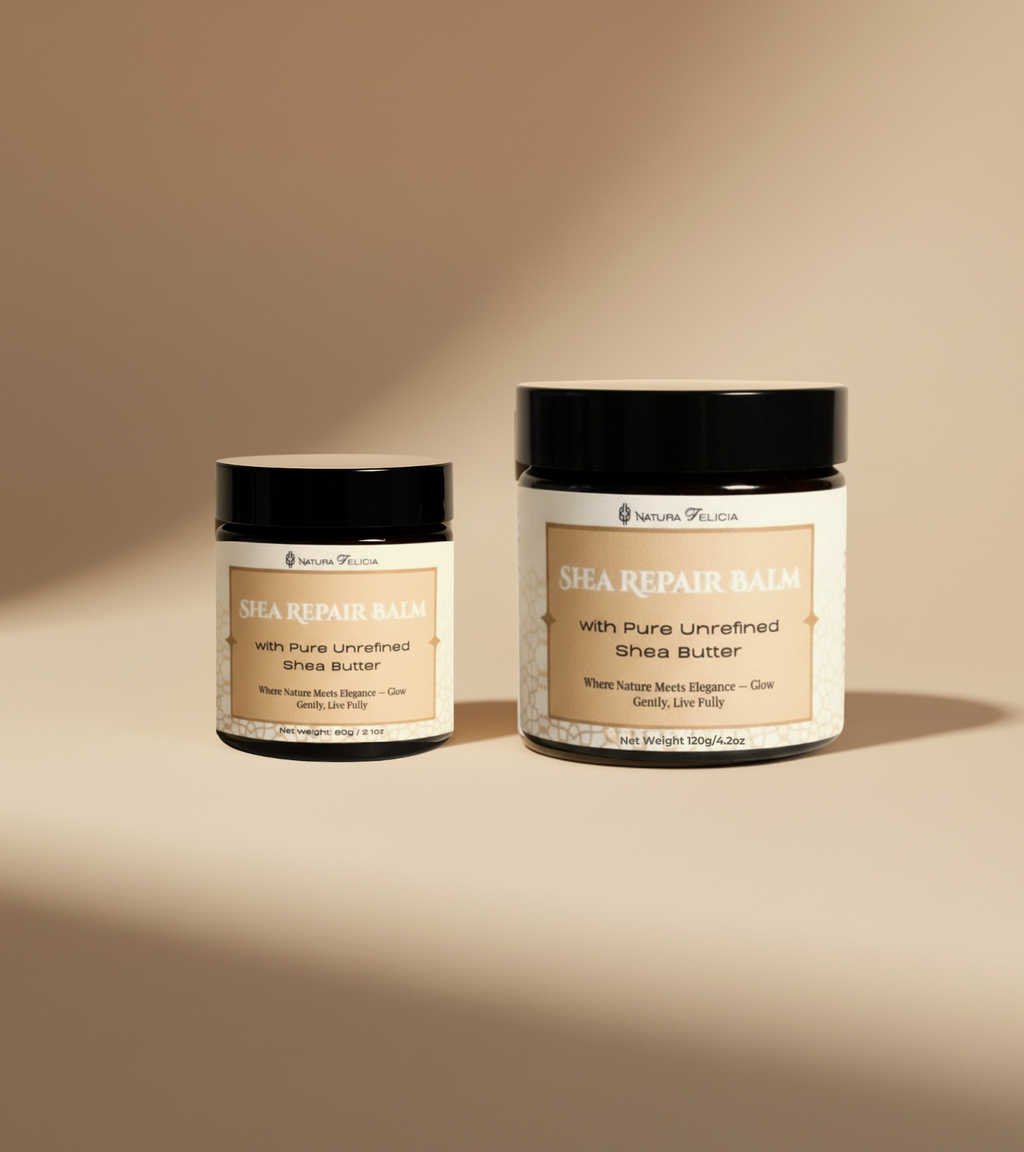 Raw Ghanaian Shea Butter - Shea Repair Balm for Dry & Sensitive Skin