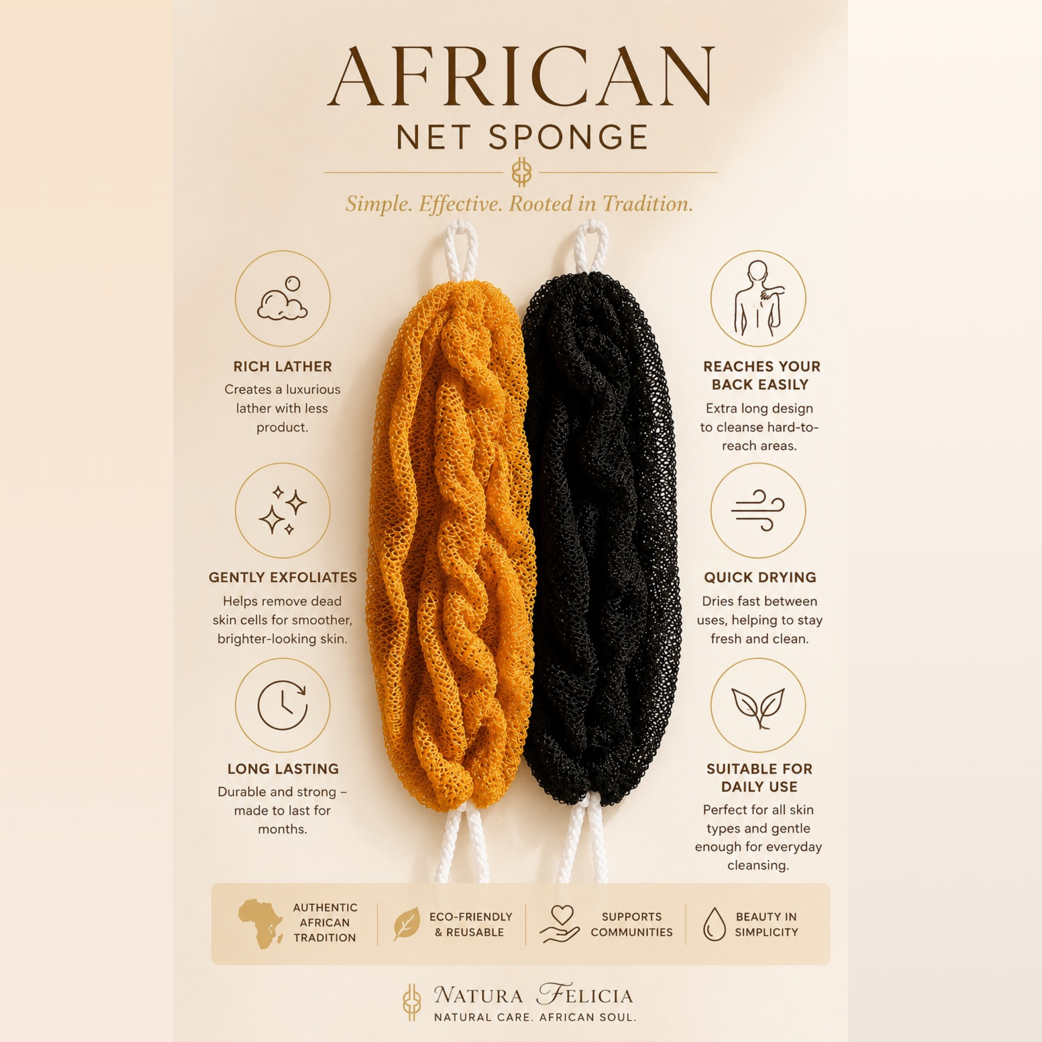 Authentic African Net Sponge