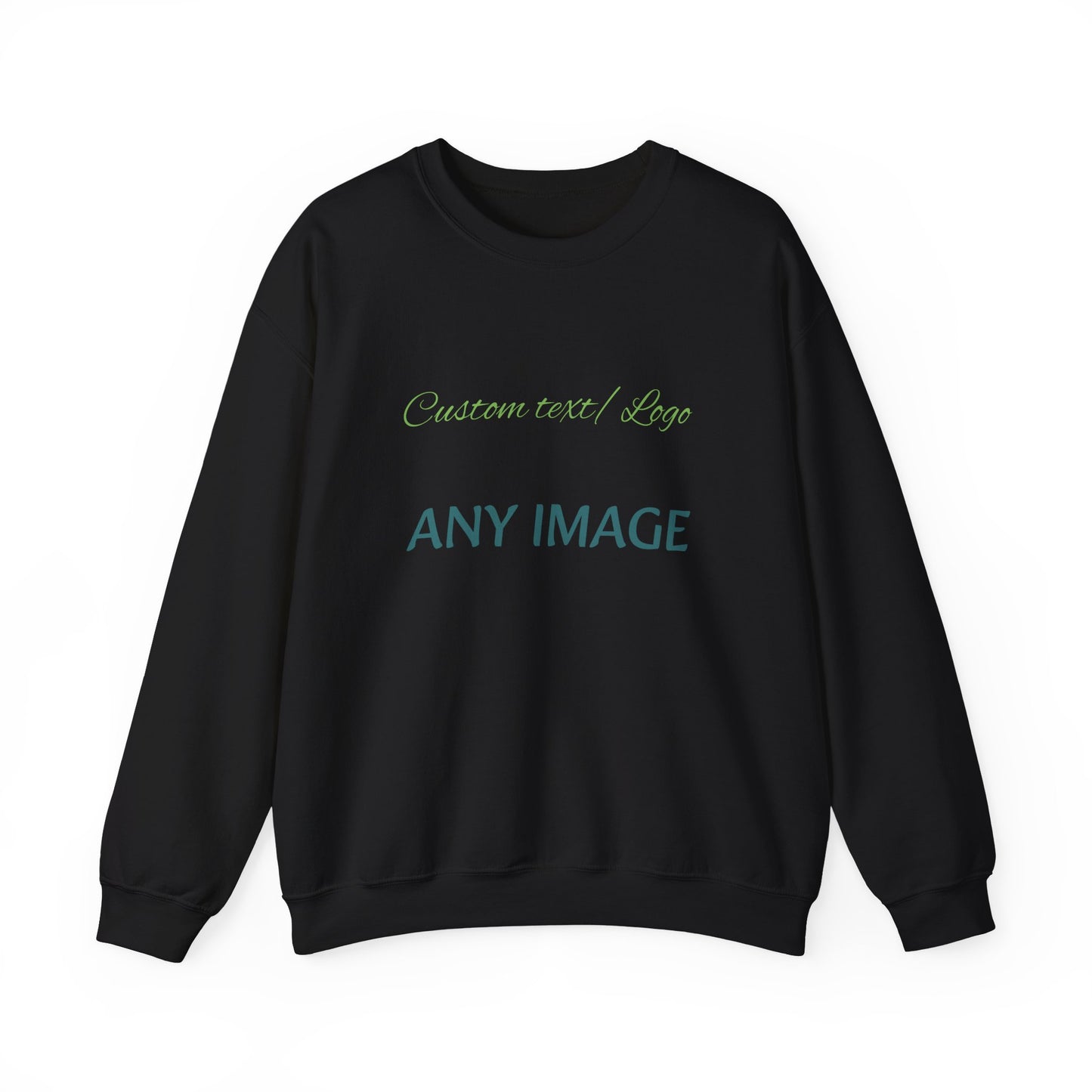 Custom Text Unisex Heavy Blend™ Crewneck Sweatshirt - Cozy, Personalized Comfort