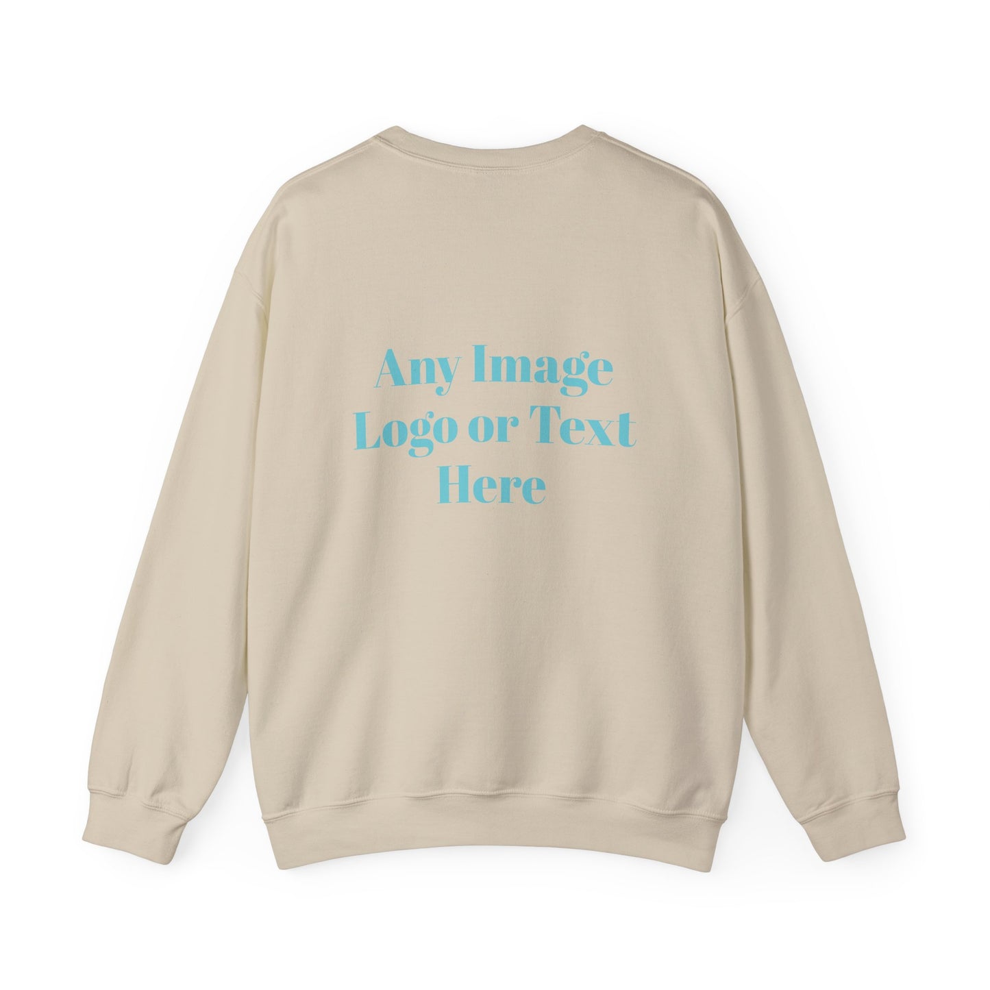 Custom Text Unisex Heavy Blend™ Crewneck Sweatshirt - Cozy, Personalized Comfort