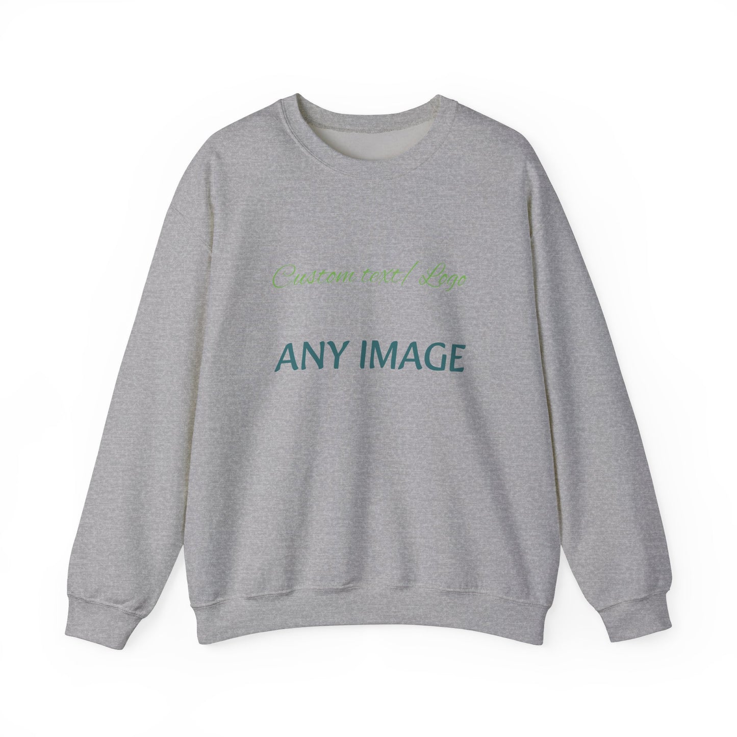 Custom Text Unisex Heavy Blend™ Crewneck Sweatshirt - Cozy, Personalized Comfort