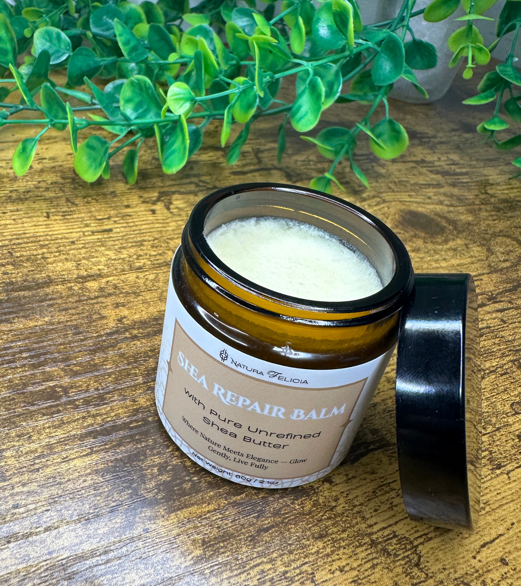 Raw Ghanaian Shea Butter - Shea Repair Balm for Dry & Sensitive Skin