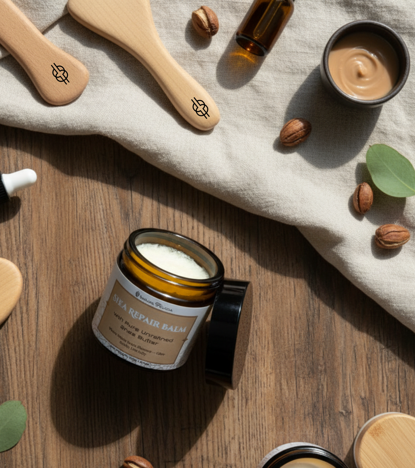 Burro di karité grezzo GHANA - 60 e 120 g