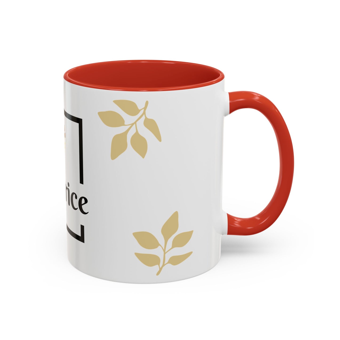 Personalized Accent Coffee Mug - Custom Name - Stylish Gift for Coffee Lovers