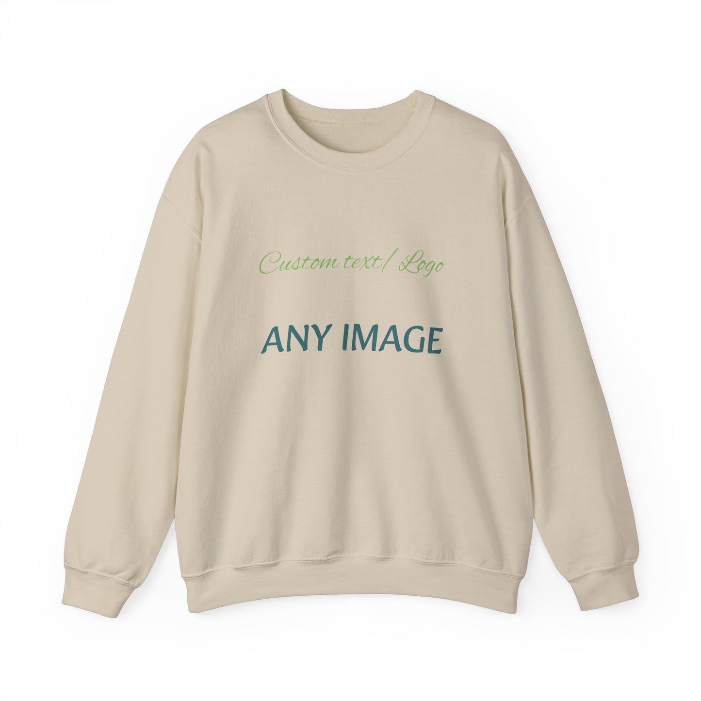 Custom Text Unisex Heavy Blend™ Crewneck Sweatshirt - Cozy, Personalized Comfort