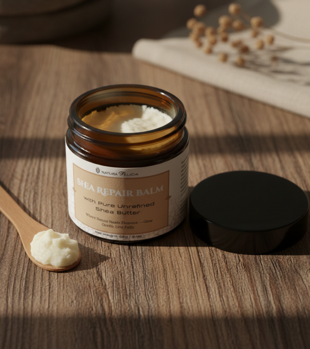 Raw Ghanaian Shea Butter - Shea Repair Balm for Dry & Sensitive Skin