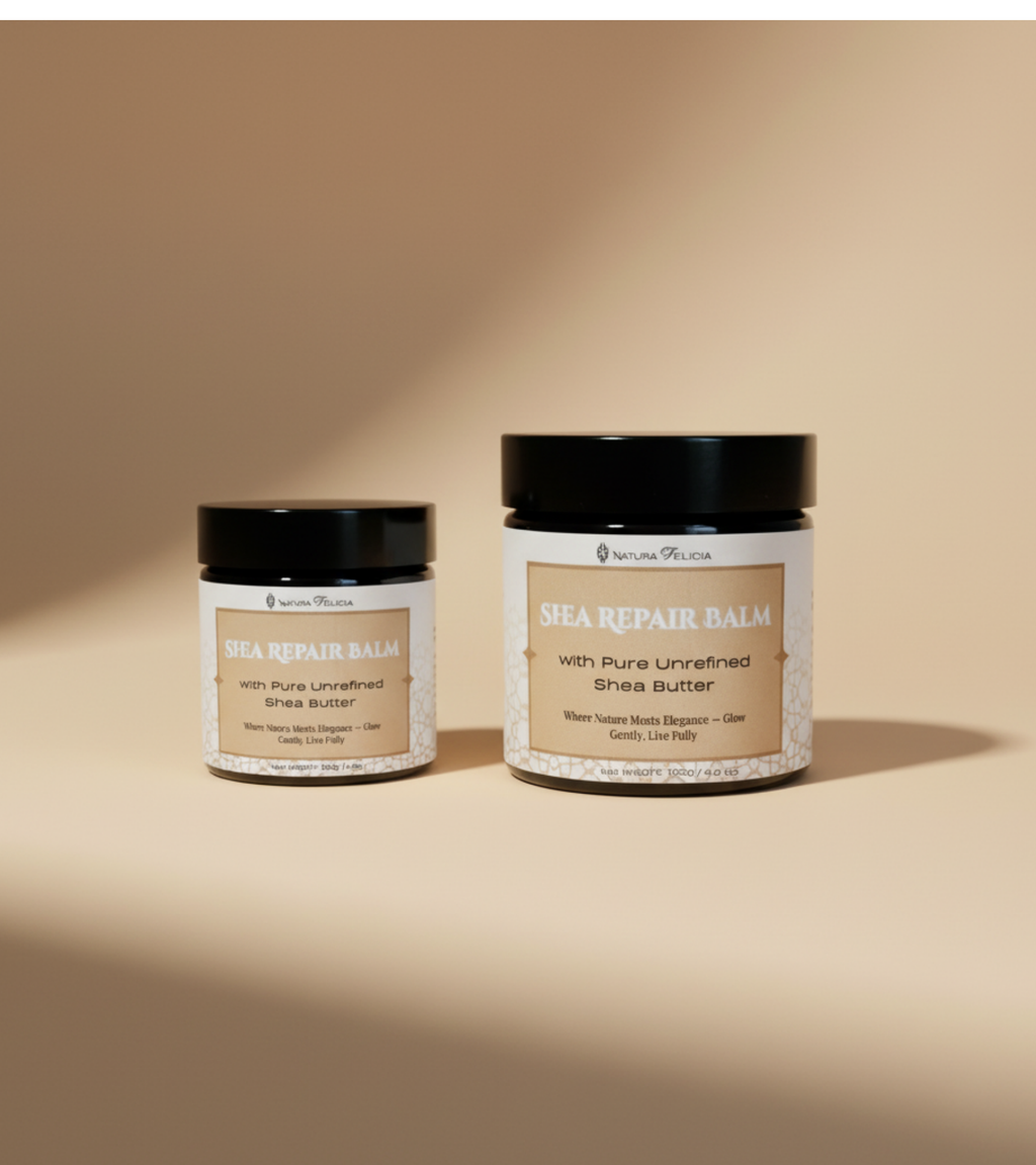 Raw Ghanaian Shea Butter - Shea Repair Balm for Dry & Sensitive Skin