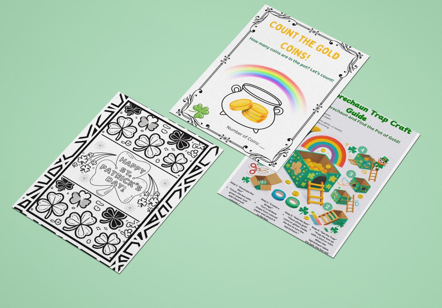 St. Patrick’s Day Fun Pack – Printable Activities for Kids!